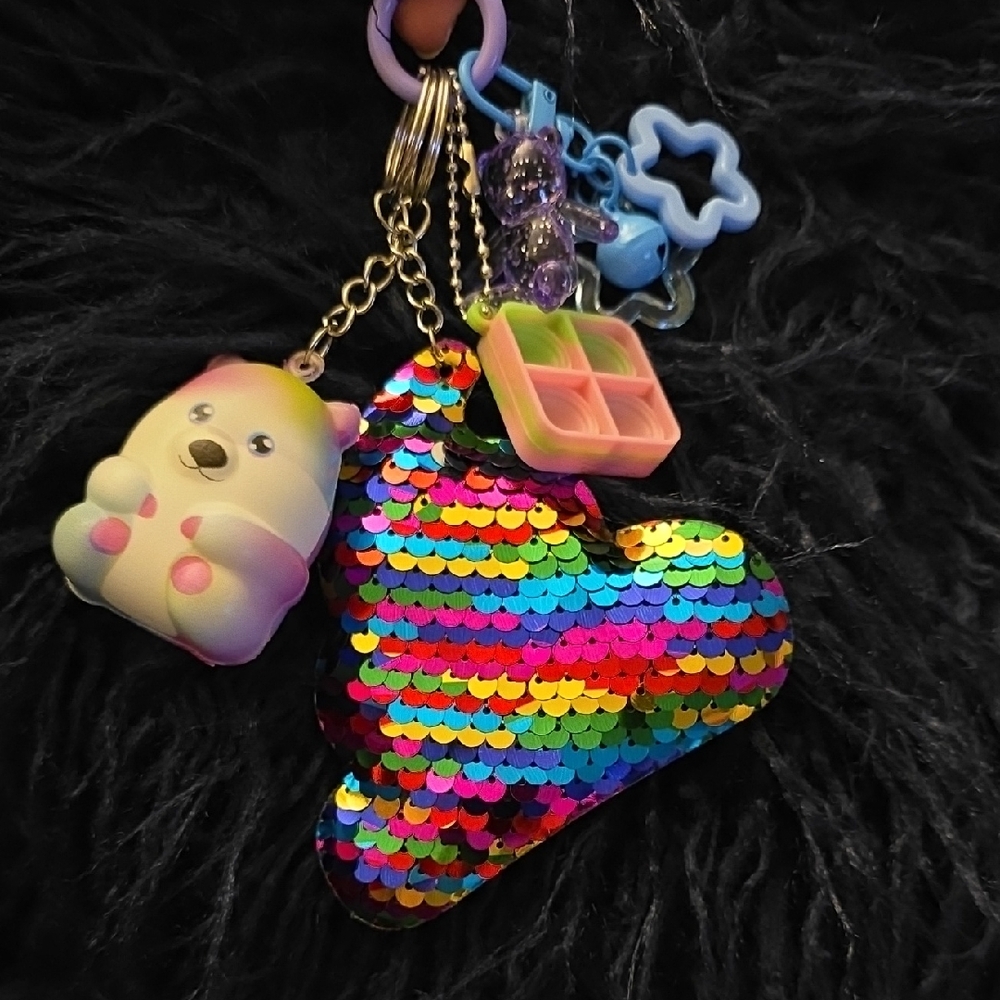 Kids Sensory Keychain ~ Backpack Zipper-pull